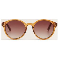 Mango Man - Okulary Porter1. Pomarańczowe okulary przeciwsłoneczne męskie Mango Man, z materiału, okrągłe. W wyprzedaży za 89,90 zł.