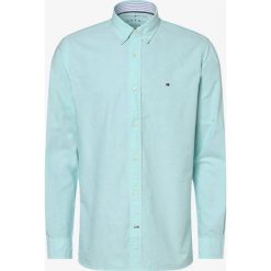 Tommy Hilfiger - Koszula męska, zielony. Zielone koszule męskie TOMMY HILFIGER, xl, bez wzorów, z bawełny, eleganckie, bez kołnierzyka, bez rękawów. Za 449,95 zł.