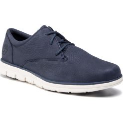Półbuty TIMBERLAND - Bradstreet Oxford TB0A21ES0191 Navy Nubuck. Niebieskie półbuty męskie Timberland, na co dzień, bez wzorów, ze skóry, klasyczne, bez zapięcia. Za 629,99 zł.