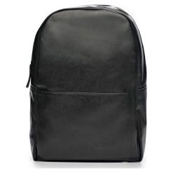 Męski plecak miejski na laptopa Solier SR01 FORRES czarny - Czarny. Czarne plecaki męskie Solier, bez wzorów, ze skóry ekologicznej, biznesowe. Za 169,99 zł.