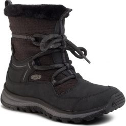 Trekkingi KEEN - Terradora Apres Wp 1017760 Black/Magnet. Szare trapery damskie Keen, z tworzywa sztucznego, bez obcasa, bez zapięcia. W wyprzedaży za 299,00 zł.