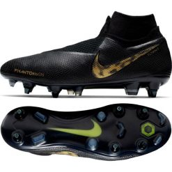 Buty piłkarskie Nike Phantom Vsn Elite Df Sg Pro Ac M AO3264-077. Czarne buty sportowe męskie Nike, z materiału, na sznurówki, do piłki nożnej. W wyprzedaży za 1049,00 zł.
