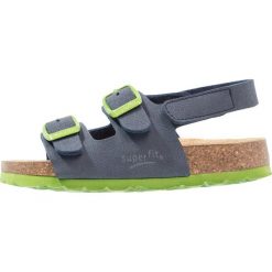 Superfit FUSSBETTPANTOFFEL Sandały ocean. Niebieskie sandały męskie skórzane marki Superfit. Za 129,00 zł.