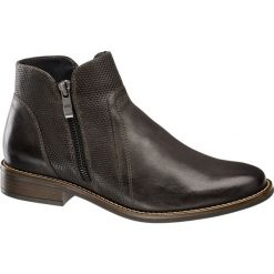 Botki damskie 5th Avenue popielate. Szare botki damskie na obcasie marki 5th Avenue, z materiału, na zamek. Za 239,90 zł.