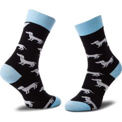 Skarpety Wysokie Unisex CUP OF SOX - Jamniczek Długi Jak Sześć Tomów Moliera Czarny. Czarne skarpetki damskie marki Cup of sox, z elastanu. Za 24,00 zł.