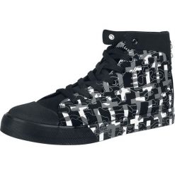 Gothicana by EMP Walk The Line Buty sportowe czarny. Czarne buty sportowe damskie marki Gothicana by EMP, z nadrukiem. Za 164,90 zł.