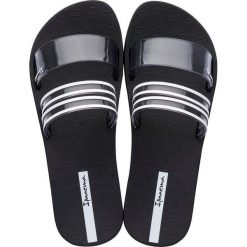 Klapki damskie Ipanema 26301-21639,Kolor czarny. Czarne klapki damskie Ipanema, bez wzorów, bez obcasa. Za 72,00 zł.