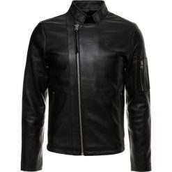 Tiger of Sweden Jeans RIKKI Kurtka skórzana black. Czarne kurtki męskie jeansowe marki Tiger of Sweden Jeans, m. W wyprzedaży za 1049,50 zł.