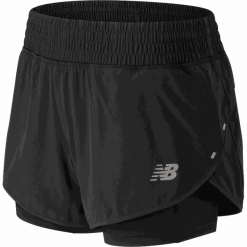 New Balance WS81263BK. Spodenki sportowe damskie New Balance, m, bez wzorów, z elastanu, sportowe, do biegania. W wyprzedaży za 149,99 zł.