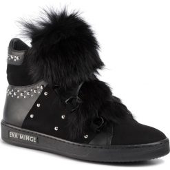 Sneakersy EVA MINGE - EM-10-06-000487 601. Czarne sneakersy damskie Eva Minge, ze skóry. Za 569,00 zł.