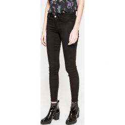 Tally Weijl - Jeansy Woven. Czarne jeansy damskie skinny marki TALLY WEIJL, z elastanu, z obniżonym stanem. W wyprzedaży za 89,90 zł.