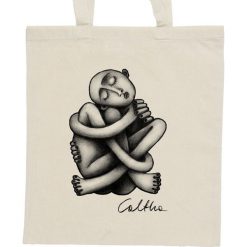 Shopper bag damskie: Zaplątanie – torba – 2 kolory