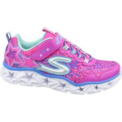 Skechers Galaxy Lights 10920L-NPMT buty sneakers, buty sportowe uniseks różowe 33,5. Różowe buty dziewczęce sportowe Skechers, z aplikacjami, ze skóry, na sznurówki. W wyprzedaży za 159,99 zł.