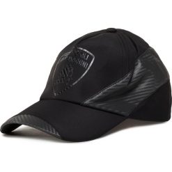 Czapka z daszkiem LAMBORGHINI - E8XVBKWB 65021 899. Czarne czapki męskie Lamborghini, bez wzorów, z bawełny. Za 269,00 zł.