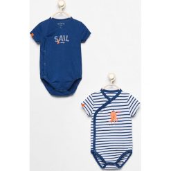 Odzież niemowlęca: Body z krótkim rękawem 2 pack – Granatowy