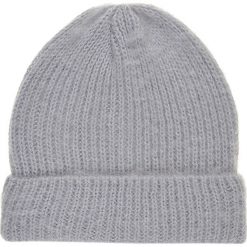 Czapka. Niebieskie czapki damskie Top Secret, na zimę, bez wzorów, z dzianiny. Za 39,99 zł.