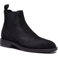 Sztyblety GANT - Brockwill 21653008 Black G00. Czarne sztyblety męskie GANT, ze skóry, bez zapięcia. Za 719,00 zł.