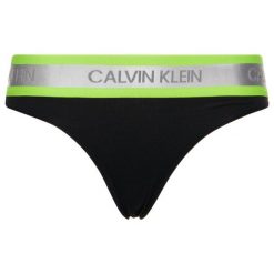 Figi klasyczne Calvin Klein Underwear 000NB1958A. Czarne figi damskie Calvin Klein Underwear, s, bez wzorów. W wyprzedaży za 99,00 zł.
