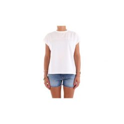 T-shirty z krótkim rękawem Calvin Klein Jeans J20J207961. Białe t-shirty damskie marki Calvin Klein Jeans, xl, bez wzorów, z jeansu, bez kołnierzyka. Za 144,54 zł.