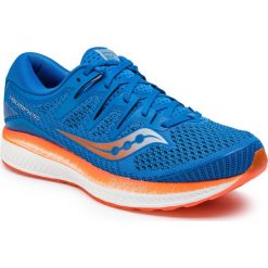 Buty SAUCONY - Triumph Iso 5 S20462-36 Blue/Orange. Niebieskie buty sportowe męskie Saucony, z tworzywa sztucznego, bez zapięcia, do biegania. W wyprzedaży za 559,00 zł.