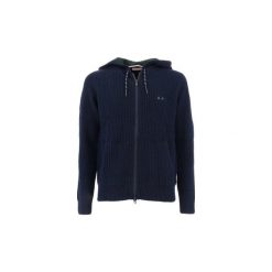 Swetry rozpinane / Kardigany Sun68 K28146. Niebieskie swetry męskie SUN68, xl, bez wzorów, bez kołnierzyka, bez kaptura. Za 541,85 zł.