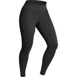Legginsy narciarskie 500 damskie. Czarne legginsy damskie WED'ZE, xs, bez wzorów, z elastanu. Za 49,99 zł.
