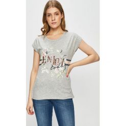 Haily's - Top. Szare bluzki damskie Haily's, s, z nadrukiem, z poliesteru, z okrągłym kołnierzem. Za 59,90 zł.