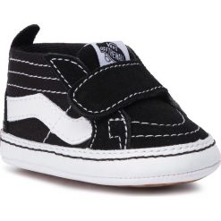 Sneakersy VANS - Sk8-Hi Crib VN0A346P6BT1 Black/True White. Czarne trampki chłopięce Vans, bez wzorów, ze skóry, bez zapięcia. Za 139,00 zł.