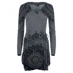 Desigual Sweter Damski Electra Xl Szary. Szare kardigany damskie Desigual, xl. Za 399,00 zł.