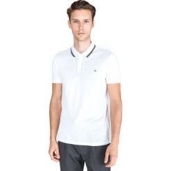 Calvin Klein Polo Koszulka Biały. Białe podkoszulki męskie xl, z bawełny. Za 216,95 zł.