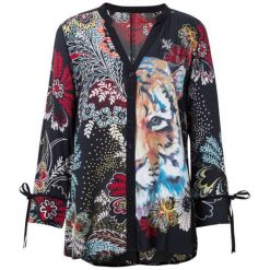 Desigual Koszula Damska Cam Peacock Xl Czarny. Czarne koszule damskie marki Desigual, xl. Za 349,00 zł.