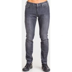 JEANSY SLIM FIT EMPORIO ARMANI. Szare jeansy męskie Emporio Armani, m, z aplikacjami. Za 443,40 zł.