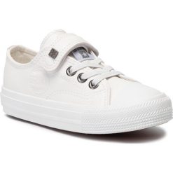 Trampki BIG STAR - EE374035 White. Białe półbuty dziewczęce BIG STAR, na rzepy. Za 99,00 zł.