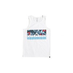 Topy na ramiączkach / T-shirty bez rękawów Dziecko Quiksilver Classic Jungle Box - Camiseta sin mangas. Białe t-shirty chłopięce marki Quiksilver, bez rękawów. Za 61,56 zł.