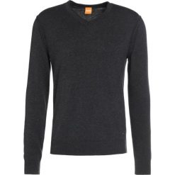 Swetry klasyczne męskie: BOSS Orange ALBONO Sweter dark grey
