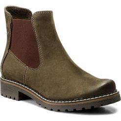 Botki SERGIO BARDI - Varese FW127268317DP 462. Zielone botki damskie na obcasie marki Sergio Bardi, z materiału. W wyprzedaży za 199,00 zł.
