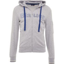 Kardigany męskie: Blauer FELPA APERTA CAPPUCCIO Bluza rozpinana grigio