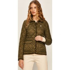 Polo Ralph Lauren - Kurtka. Zielone kurtki damskie Polo Ralph Lauren, s, bez wzorów, z tkaniny, krótkie, bez kaptura. Za 1289,00 zł.
