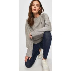 Polo Ralph Lauren - Bluza. Szare bluzy damskie Polo Ralph Lauren, s, bez wzorów, z bawełny, bez rękawów, bez kaptura. Za 579,90 zł.