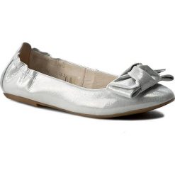 Buty damskie: Baleriny BALDACCINI - 948500 Srebro Satynka