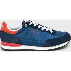 Pepe Jeans - Buty. Niebieskie buty sportowe męskie marki Pepe Jeans, z gumy, na sznurówki. Za 299,90 zł.