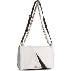 Torebki klasyczne damskie: Torebka BLUMARINE – Elisabeth B10.002 Offwhite/Black F03