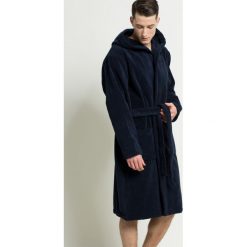 Tommy Hilfiger - Szlafrok. Szare szlafroki męskie TOMMY HILFIGER, s, bez wzorów, z bawełny, bez rękawów, z kapturem. Za 449,90 zł.