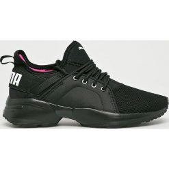 Puma - Buty Sirena. Czarne buty sportowe damskie marki Puma, bez wzorów, z materiału, sportowe. Za 299,90 zł.