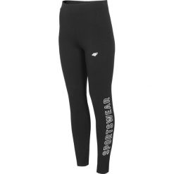 Legginsy damskie LEG270 - głęboka czerń. Czarne legginsy damskie 4f, bez wzorów, z dzianiny. Za 99,99 zł.