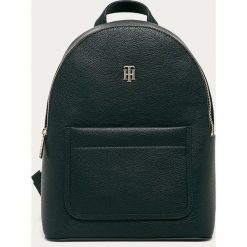 Tommy Hilfiger - Plecak. Niebieskie plecaki damskie TOMMY HILFIGER, bez wzorów, ze skóry ekologicznej, eleganckie. Za 649,90 zł.