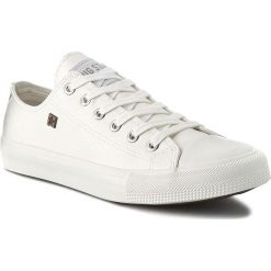 Trampki BIG STAR - V174347 White. Białe półbuty męskie BIG STAR, na co dzień, bez wzorów, z gumy, retro, bez zapięcia. Za 119,00 zł.