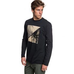 Quiksilver T-Shirt Męski Colonghtls M Tees kvj0 Czarny M. Czarne t-shirty męskie marki Quiksilver, m, z nadrukiem, z bawełny, z długim rękawem. W wyprzedaży za 99,00 zł.