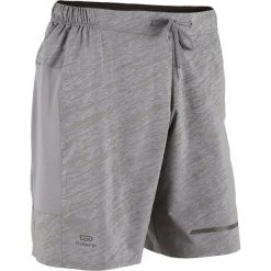Spodenki do biegania RUN DRY+ NIGHT męskie. Czarne spodenki sportowe męskie KALENJI, s, bez wzorów, z elastanu, do biegania. Za 59,99 zł.
