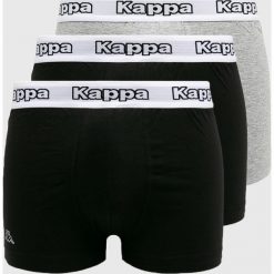 Kappa - Bokserki (3-pack). Niebieskie bokserki męskie Kappa, bez wzorów, z elastanu. W wyprzedaży za 49,90 zł.